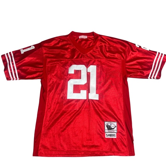 Deion Sanders Jersey #21 49ers throwback - Picture 1 of 4